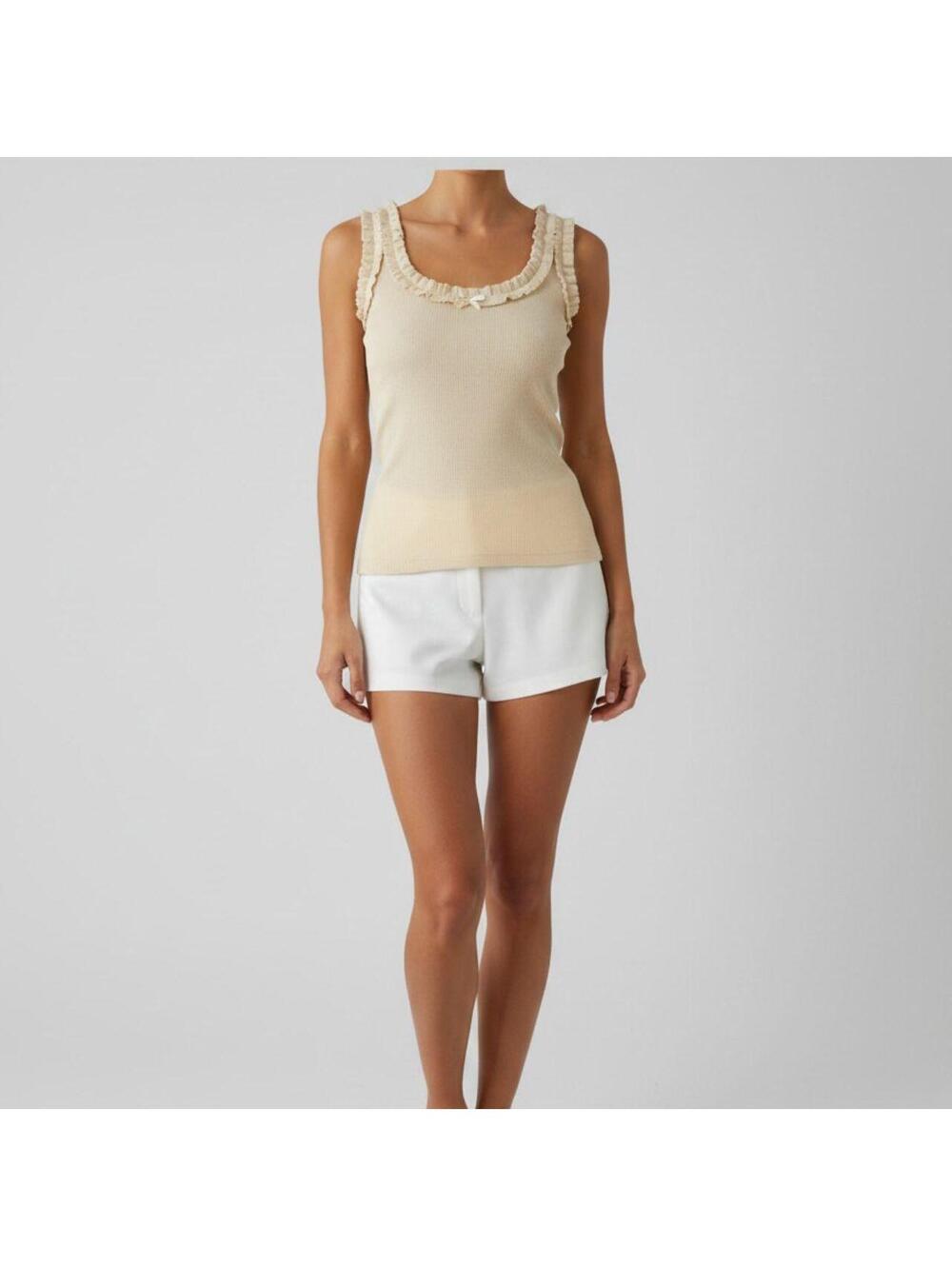 Ralph Lauren Women's Cream and Yellow Vests-tanks-cami